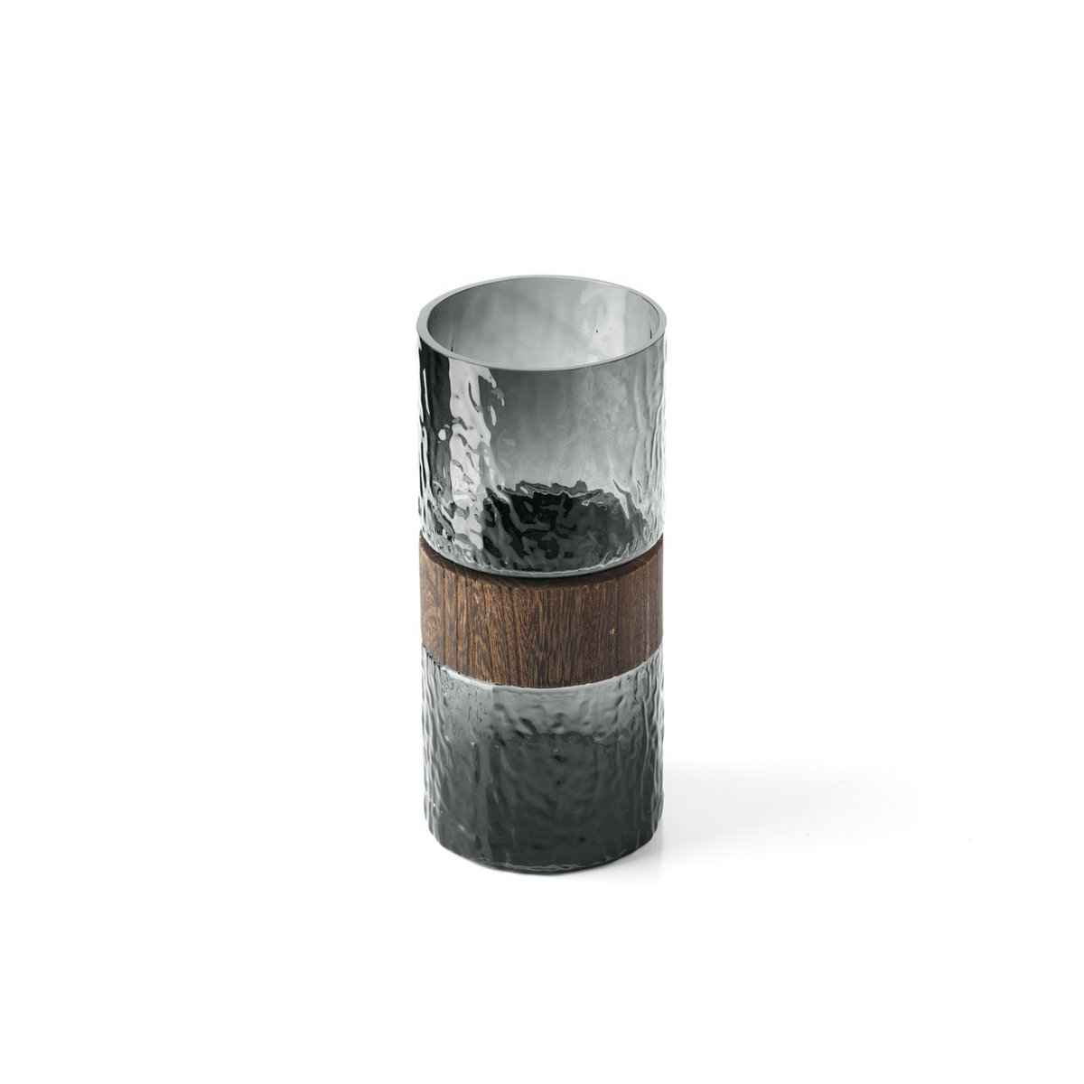 The Wood You Be Mine Vase – Dunkelgrau – M Bazar Bizar Living