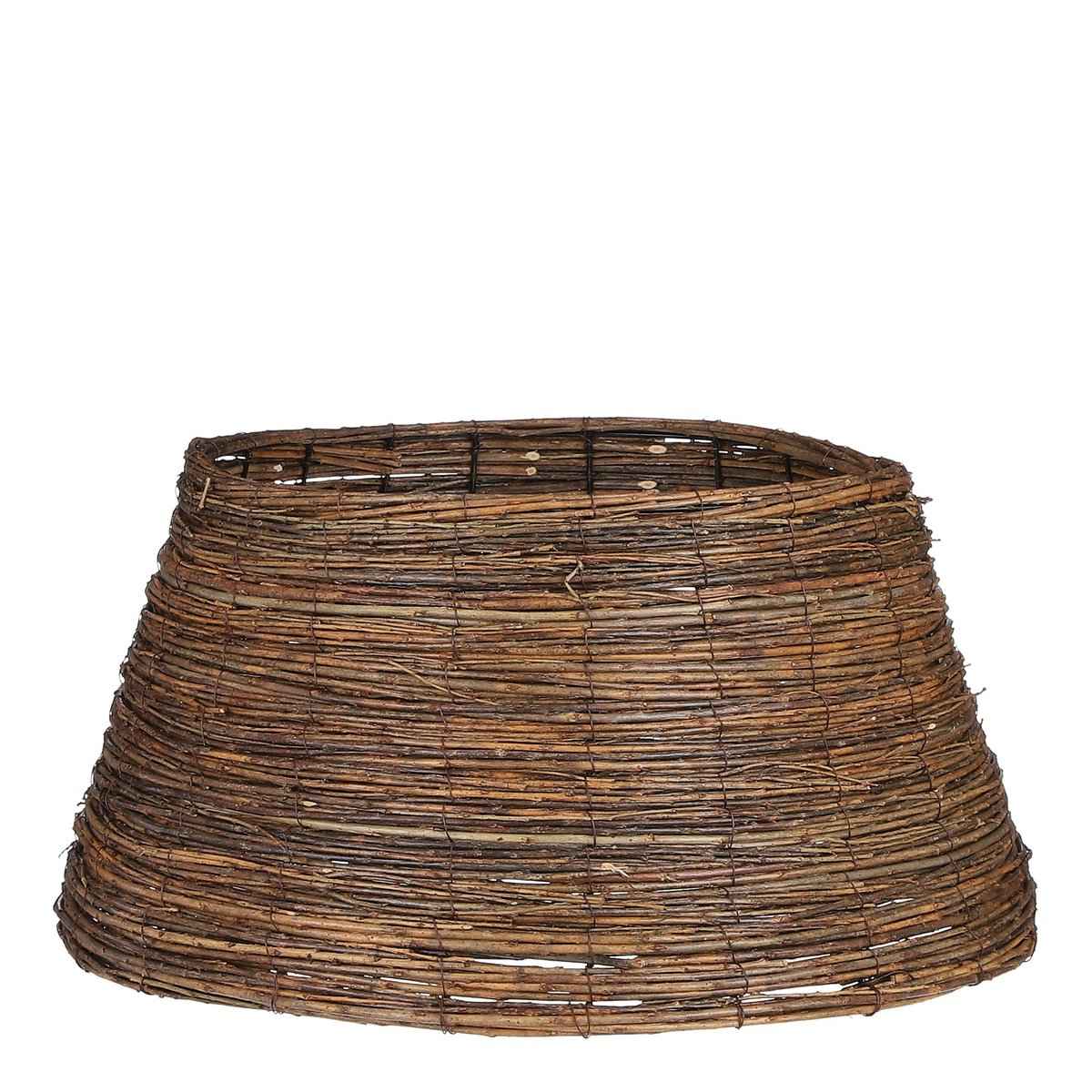 Weihnachtsband - H26 X Ø55 cm - Weidenzweige - Brown