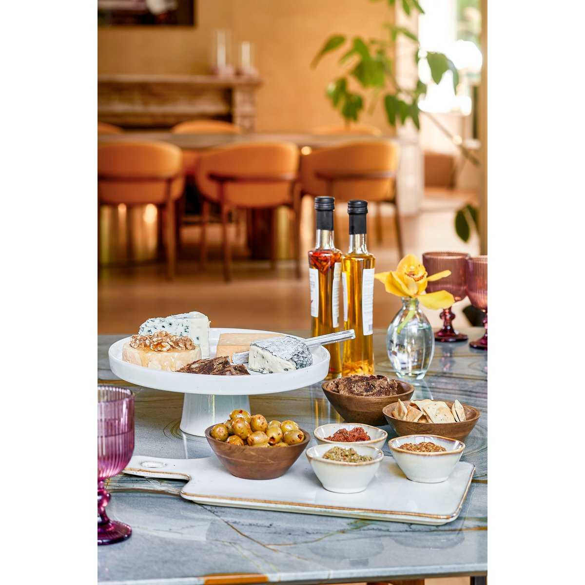 Racco Tortenständer – H11 x Ø28 cm – Steinzeug – gebrochenes Weiß - Pimis living by Konceptpunkt