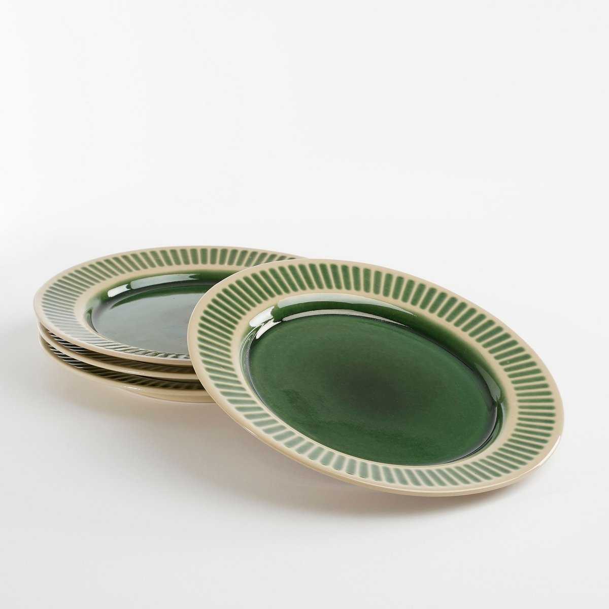 Elice Dinner Plate - Ø27 cm - Ceramic - Green