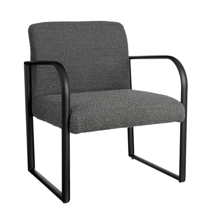 Symon -Sessel - L72 x B69 x H81 cm - Dunkelgrau
