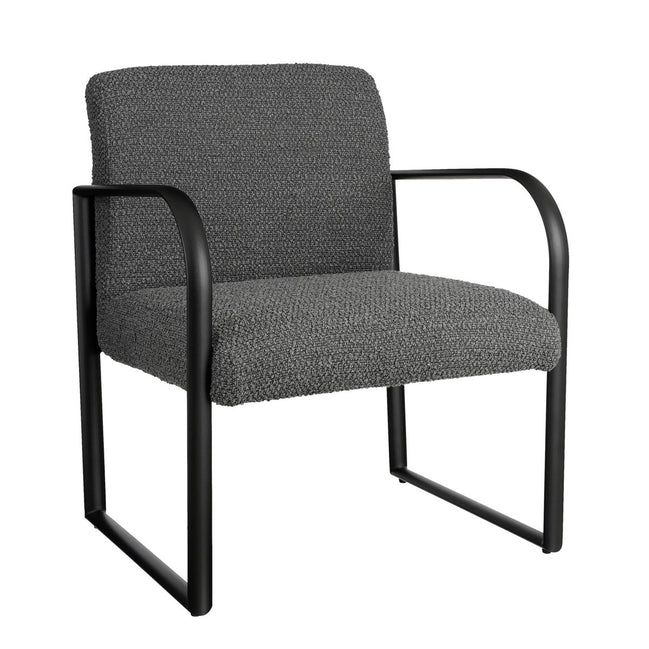 Symon -Sessel - L72 x B69 x H81 cm - Dunkelgrau