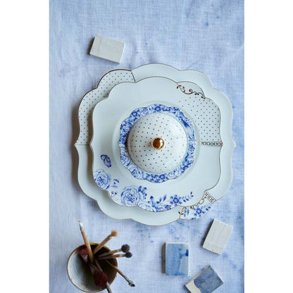 Mini Cake Tray Royal White 24x24cm - Pimis Living