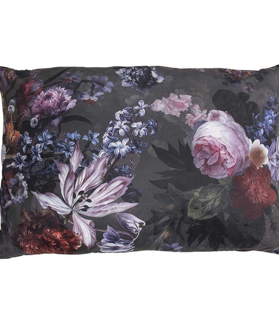 Cushion with filling floral pattern 60x40x4 cm