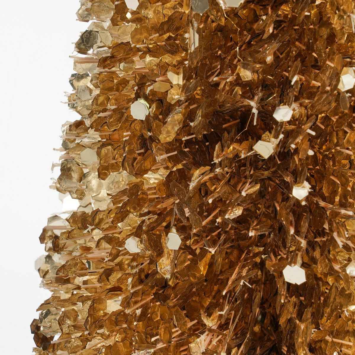 Dekoration Weihnachtsbaum - H60 x Ø19 cm - Champagner