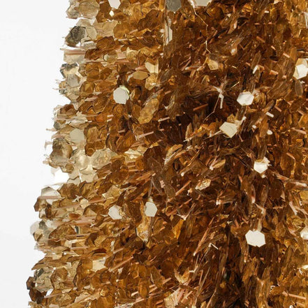 Dekoration Weihnachtsbaum - H60 x Ø19 cm - Champagner