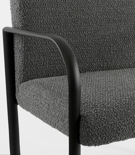 Symon -Sessel - L72 x B69 x H81 cm - Dunkelgrau - Pimis living by Konceptpunkt