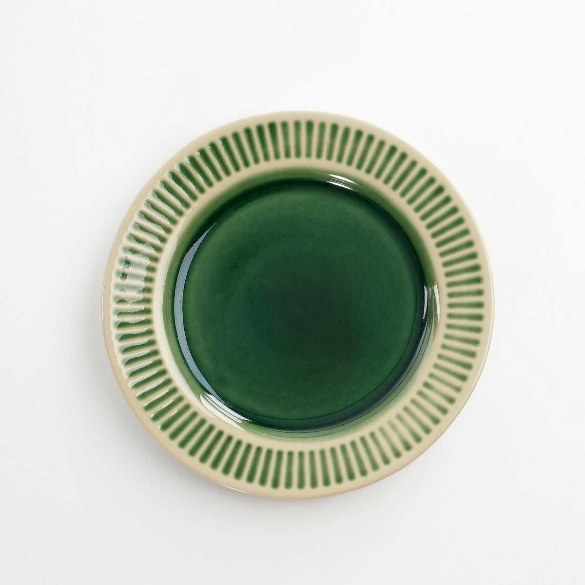 Elice breakfast plate - Ø22 cm - ceramic - green
