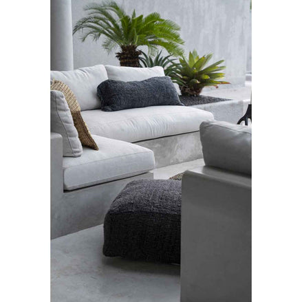 Der Oh My Gee Pouffe - Schwarz Navy Bazar Bizar Living