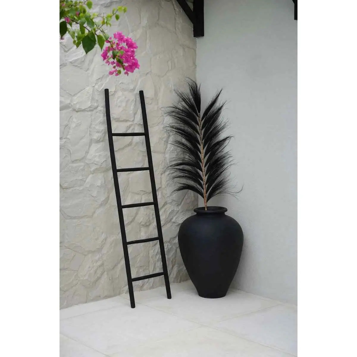 Die Tulum-Leiter - Schwarz - 165 Bazar Bizar Living