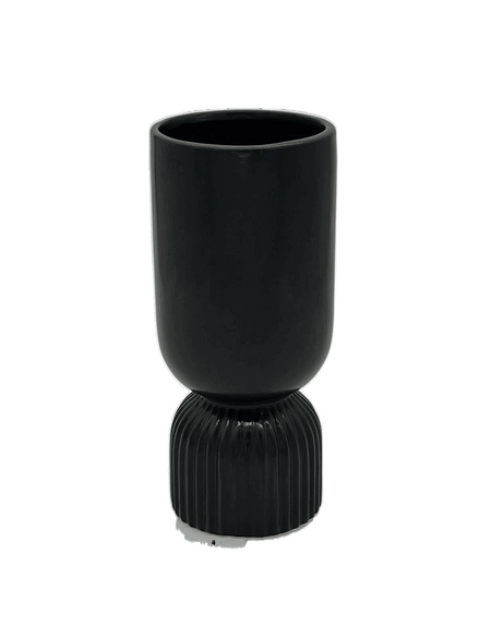 Keramikvase Schwarz Padia