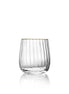 Der Golden Rim Tumbler – Natürliches Gold Bazar Bizar Living