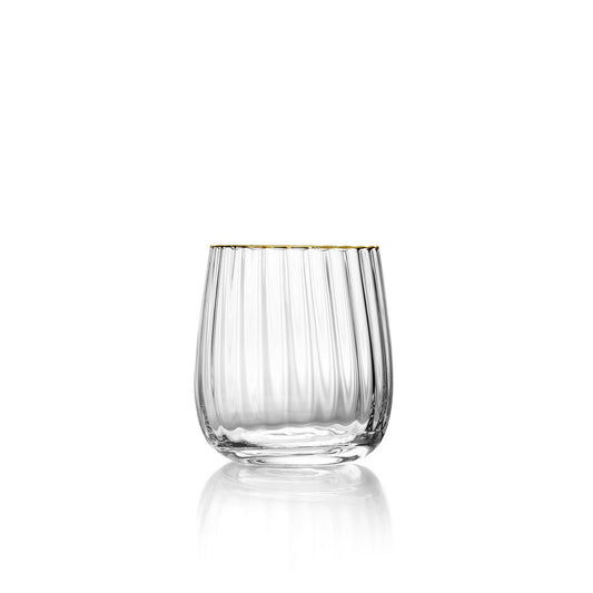 Der Golden Rim Tumbler – Natürliches Gold - Pimis Living
