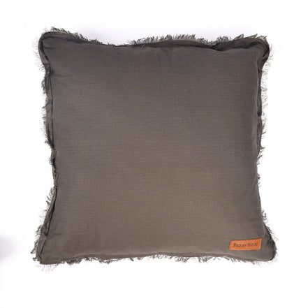 Der Smoky Vibe Kissenbezug – Grau Bazar Bizar Living