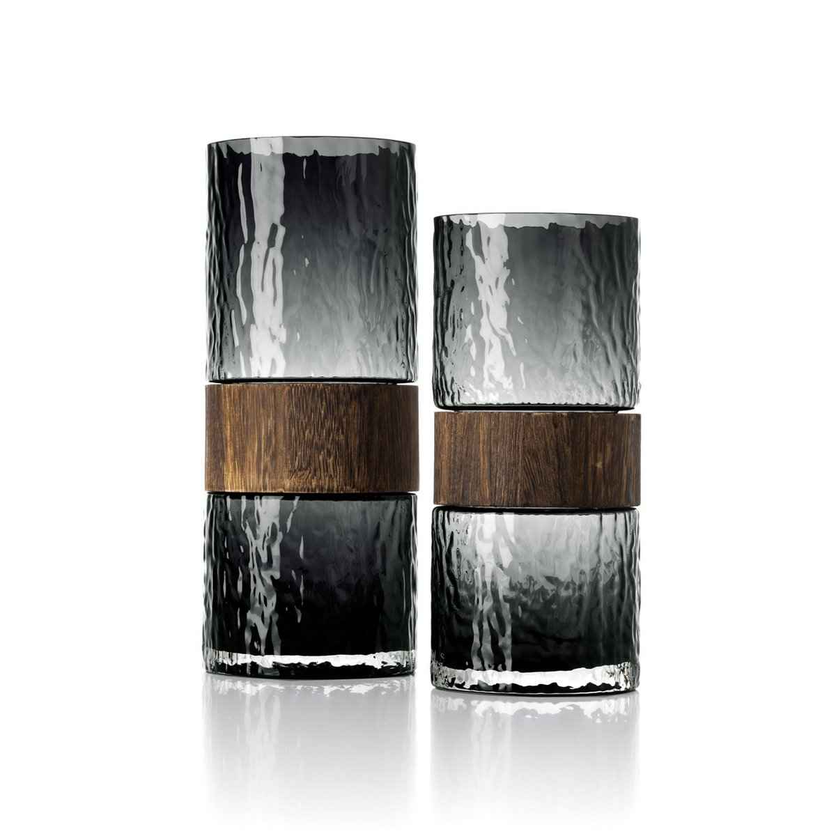 The Wood You Be Mine Vase – Dunkelgrau – M Bazar Bizar Living