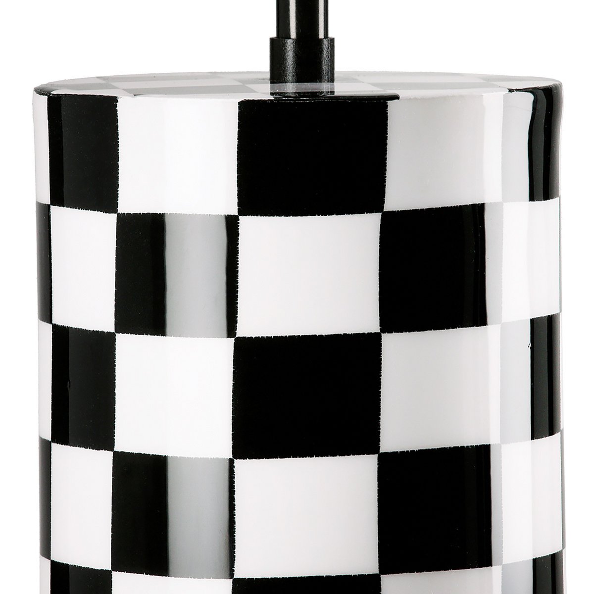 Tischleuchte zylindrisch Checkers, H.52 cm - Pimis living by Konceptpunkt