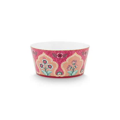 Giftset Bowls Oriental Flower Festival Dark Pink 12cm - Pimis Living
