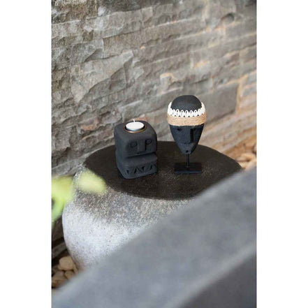 Der Sumba Stone %2326 Kerzenhalter Bazar Bizar Living