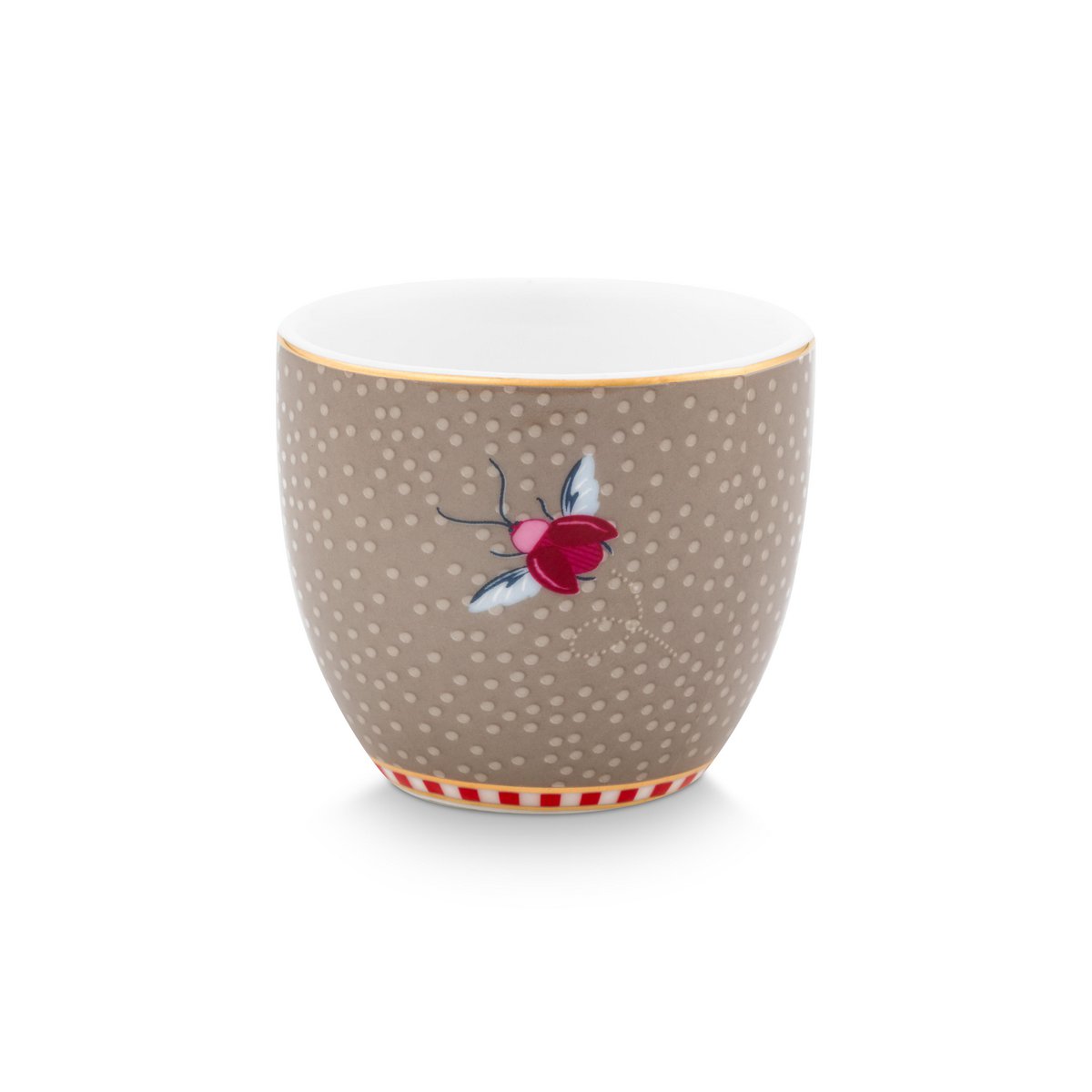 Set/4 Egg Cups Blooming Tales Fantasy Khaki - Pimis Living