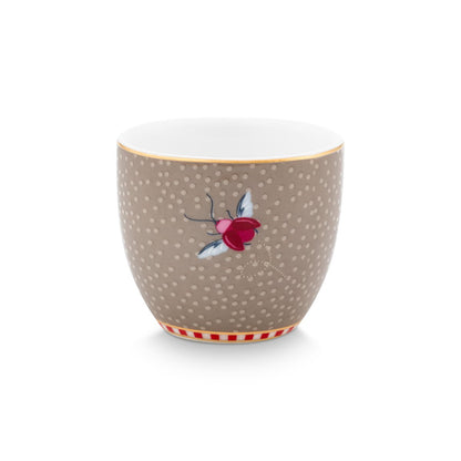 Set/4 Egg Cups Blooming Tales Fantasy Khaki - Pimis Living