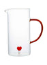 Herzkrug mit rotem Griff 1,5L AULICA