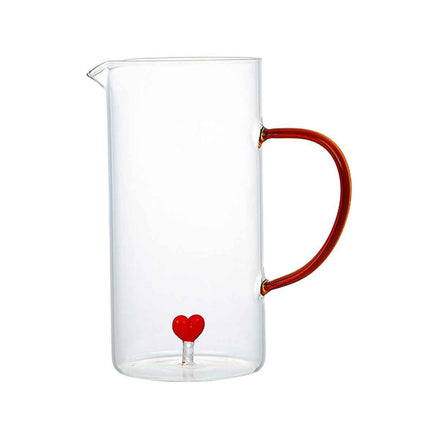 Herzkrug mit rotem Griff 1,5L AULICA