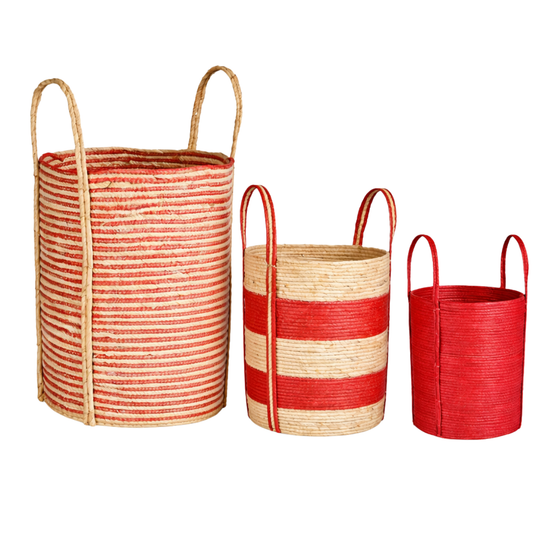 Pflanzenmand-Set Rot
