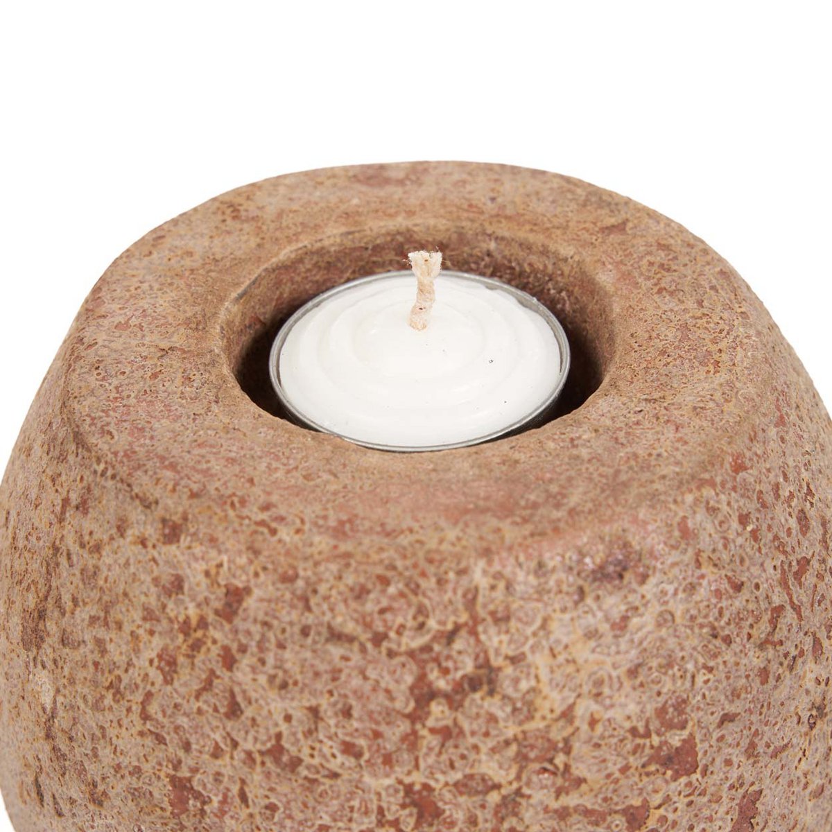 Der Cavestone Kerzenhalter – Braun - Pimis Living