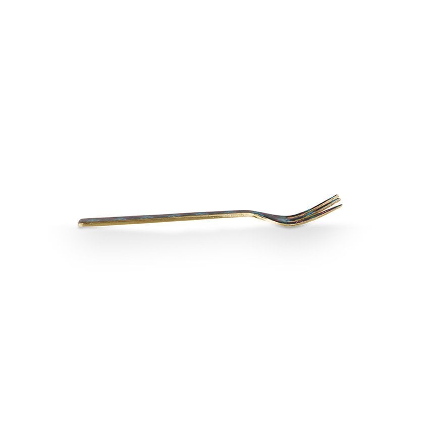 Set/4 Cake Forks Enamelled Berry Blues 14.5cm - Pimis Living