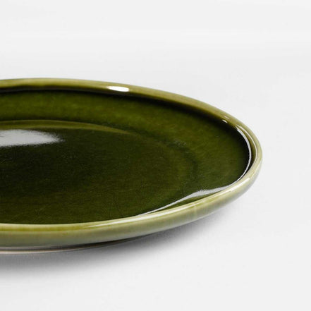Rhea breakfast plate - Ø20 cm - ceramic - green