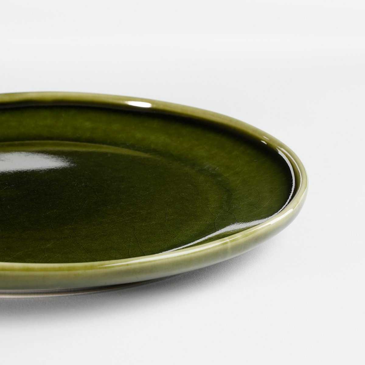 Rhea breakfast plate - Ø20 cm - ceramic - green