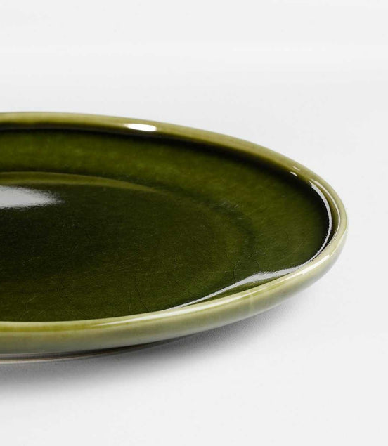 Rhea breakfast plate - Ø20 cm - ceramic - green