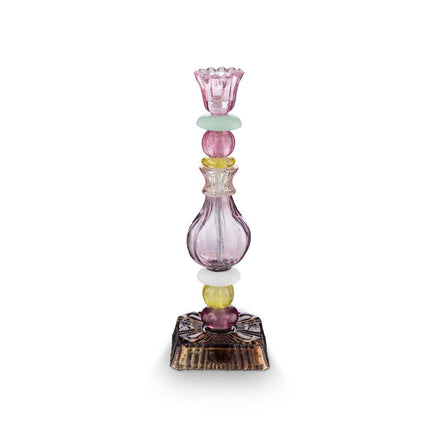 Candle Holder Glass Beads Lilac 28cm Pip Studio - German and Austrian markets only