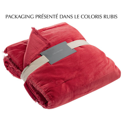 Plaid Uni Fara Rosine 135 x 200 - Pimis Living