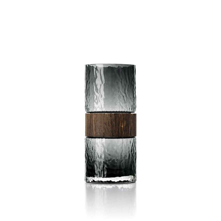 The Wood You Be Mine Vase – Dunkelgrau – M Bazar Bizar Living