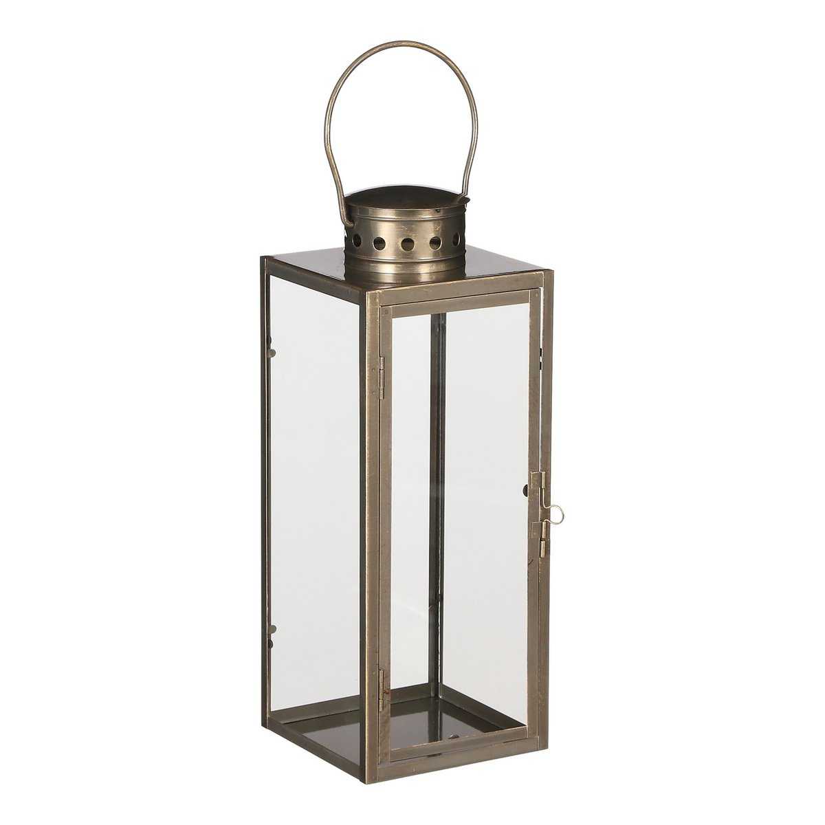 Arzilla Lantern – L14 x W13 x H35 cm – Gold