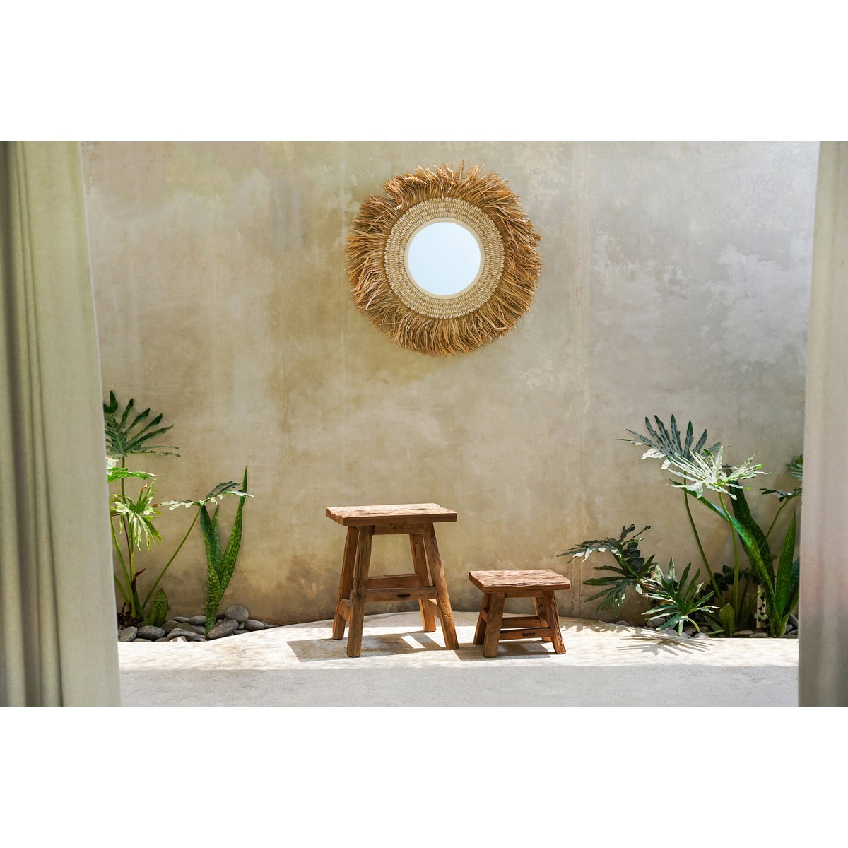 Der Yoke-Hocker – Natur – S - Pimis Living
