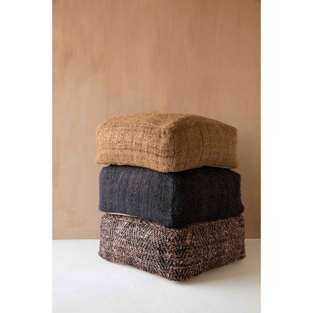 Der Oh My Gee Pouffe - Schwarz Navy Bazar Bizar Living