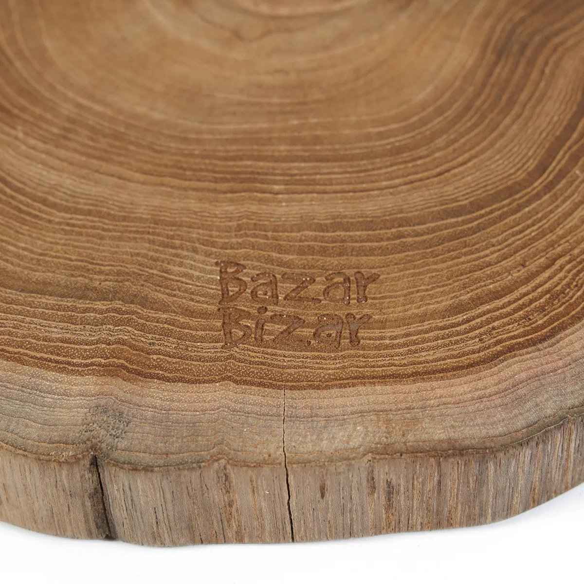 Das Teakwurzel-Schneidebrett Bazar Bizar Living