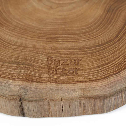 Das Teakwurzel-Schneidebrett Bazar Bizar Living