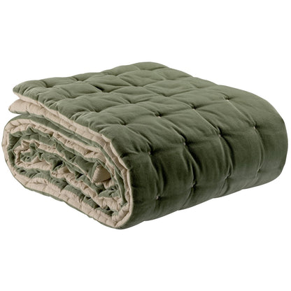 Elise Vervain Plain Bed Runner 90 x 240