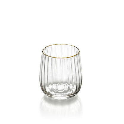 Der Golden Rim Tumbler – Natürliches Gold - Pimis Living