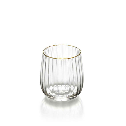 Der Golden Rim Tumbler – Natürliches Gold Bazar Bizar Living