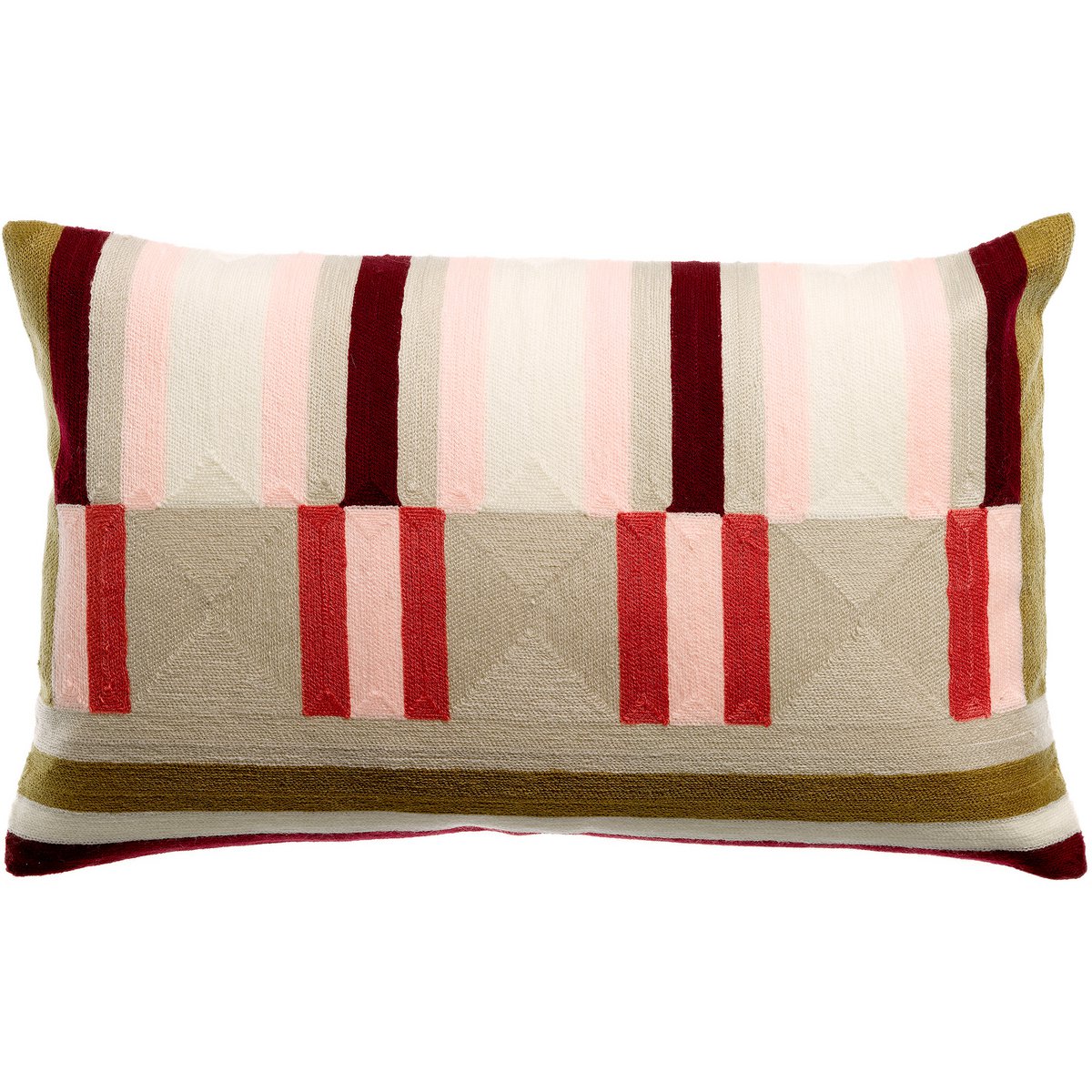 Coussin brodé Jason Mousse 30 x 50 - Pimis Living