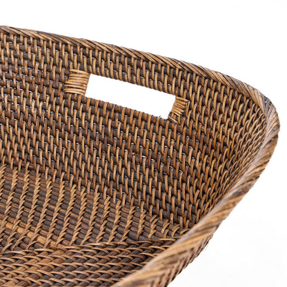 Der Hannah Wäschekorb – Naturbraun – M - Pimis Living