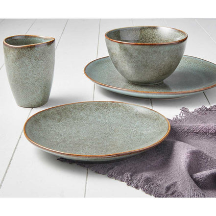 Tabo tableware set for 4 people - green