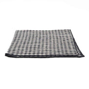 Die Picknick-Serviette – Naturschwarz – 45 x 45 Bazar Bizar Living