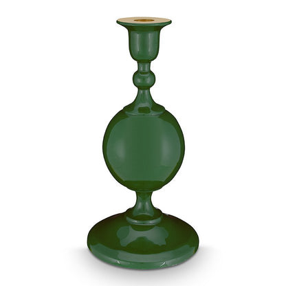Candle Holder Metal Sphere Small Green 24cm - Pimis Living
