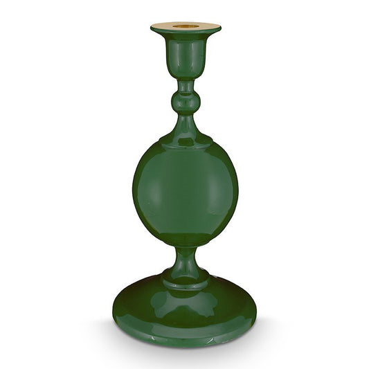 Candle Holder Metal Sphere Small Green 24cm - Pimis Living