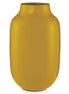 Vase Metal Oval Yellow 30cm